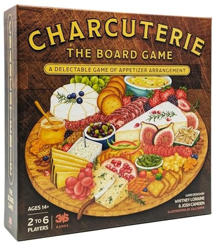 Charcuterie Brettspiel von 3WS – Köstliches Strategiespiel für 2–6 Spieler, ab 14 Jahren, perfektes Spiel für Lebensmittelliebhaber und Brettspiel, Geschenkidee für Familienabende und Dinnerpartys