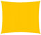 vidaXL Voile d'ombrage 160 g/m² carré Jaune 4x4 m PEHD, Voile de Soleil, Voile d’ombrage, Store de Patio, Voile de Pare-Soleil, Voile de Jardin