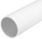 QUARKZMAN PVC Rohr, Durchmesser 81.4mm Länge 0.5m Rund Kunststoffrohr für Garten, Aquarium, Wasserleitung, Kabelkanal, lüftungsrohr (Weiß)