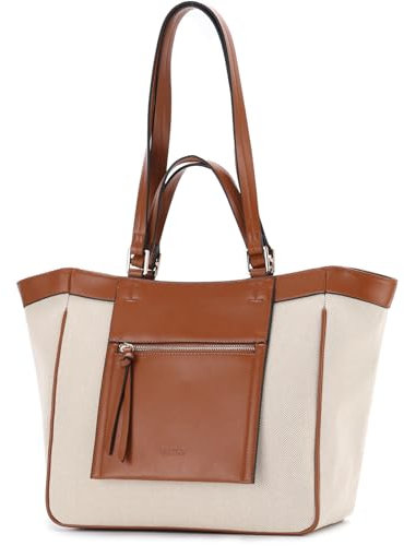 VASCHY Tote Bag,Borsa Donna Università Borsa Tracolla Donna Elegante Borse a Mano per PC Shopping Bag Lavoro Ufficio Scuola Business Albicocca