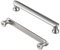 Druvlium Brushed Nickel Kitchen Cupboard Handles - 10 Pack, 192mm Hole Spacing, Drawer & Cabinet Handles