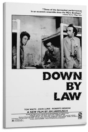 ydhgebn Down by Law Poster, Wandkunst, Cover, Zimmer, Vintage-Poster, dekoratives Gemälde für Schlafzimmer, Wohnzimmer, ästhetisches, elegantes Poster, 20 x 30 cm, Rahmenstil