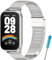 CHULN Cinturino in Metallo Compatibile con Xiaomi Smart Band 9 Active Braccialetto, Cinturino per Redmi Smart Band 3 Cinturino di Ricambio