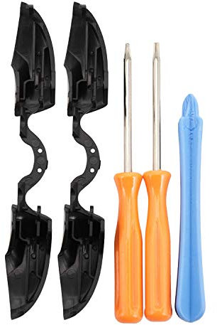 Lonrtesw 2 x Remplacement Lb Rb Cle de Bouton de Pare-Choc+ Outils de Reparation de Tournevis T6 & T8 + Pied de Biche pour pour Controleur Elite