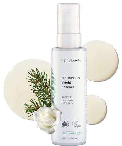 Hemptouch Feuchtigkeitsspendendes CBD Serum 100 ml mit Hyaluronsäure | Mit Hanfhydrolat und Weißtanne, spendet tiefenwirksam Feuchtigkeit, verbessert Spannkraft und Elastizität nachhaltig