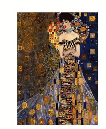 Puzzle Für Erwachsene 1500 Teile Berühmte Klimt-Frauen,87x57 cm Puzzles für Erwachsene Pädagogisches Spiel Herausforderung Spielzeug 1500 Teile Puzzle für die ganze Familie
