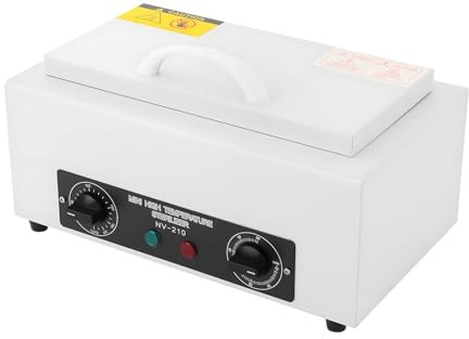 Heißluftsterilisator, 300W 220°C Sterilisator für Nagelwerkzeuge, Sterilisationsgerät Hochtemperatur mit Timer Heißluftsterilisator Hitze für Kosmetische Nagel und Fußpflege