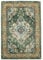 RugVista, Leia, Teppich, Mittelflor, 200 x 300 cm, Rechteckiger, Modern, Oeko-Tex Standard 100, Polypropylene, Flur, Schlafzimmer, Küche, Wohnzimmer, Grün, Grau