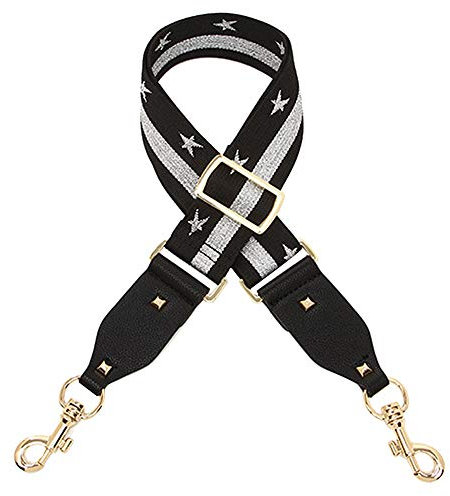 Amorar Verstellbarer Schultergurt Canvas Schulterriemen Universal für Damen Handtaschen DIY Zubehör 90-135cm-Schultergurt 5cm Breiter Taschengurt Bunter Trageriemen Umhängegurt-Streifen Ethno-Stil