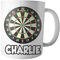 AK Giftshop Personalised Mug - Dartboard - Gift - Birthday - Christmas - Stocking Filler - Secret Santa