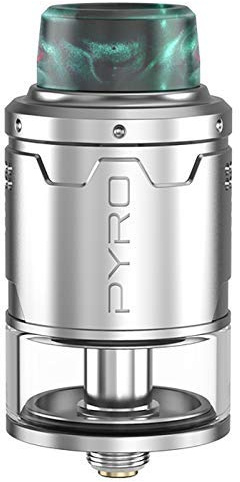 VandyVape Pyro v3 24mm RDTA Verdampfer Tank Farbe Silber