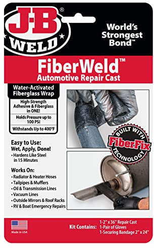 J-B Weld FiberWeld Auto-Reparaturguss, 5,1 x 91,4 cm