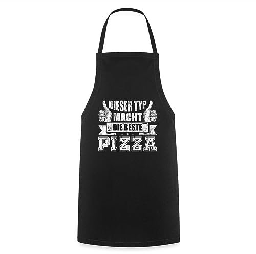 Spreadshirt Pizza Kochschürze | Lustiger Spruch Für Pizzabäcker Und Italien Fans | Schürze, Verstellbar, One size, Schwarz