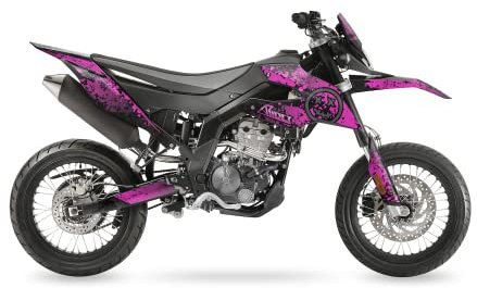 ARider Dekor (Aufkleber) für Aprilia SX 125 2018-2022 | Smiley Edition (Pink)
