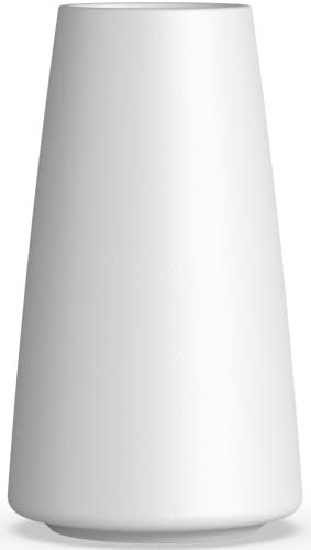 DECORPIA Vase für Pampasgras | Keramik-Blumenvase | Vasen für Blumen für Wohnkultur, Bauernhaus-Dekor, Schreibtischdekoration, Moderne Dekoration, ästhetische Raumdekoration, weiße Vase für böhmische