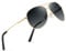 wearPro Polarised-Sunglasses-Mens-Womens-Pilot Sunglasses Unisex UV400 Protection Polarized Sun Glasses Black Unisex Classic Vintage Style Ultralight Shades For Driving 5-gold Grey