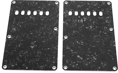 Electric Guitar Back Plate, 6 Holes Cover Plate, 2Pcs Guitar Accessories for Stage Performers, Guitarists, Live Shows, Studio Sessions, Daily Practice