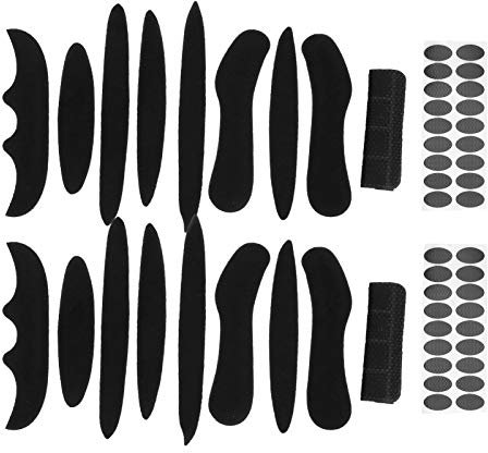 2 Set Bicycle, Liner Lining Hook Amp Loop Pneumo Helmet Electric Bike Helmet Pads Replacement Sponge Combination