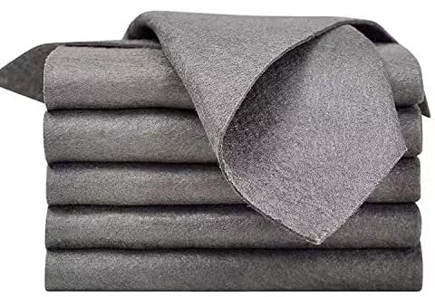 AB PRIME LINES Magic Cleaning Cloth - 10 Packs Reusable Cleaning Cloths & Duster with Strong Water Absorption - Multipurpose Microfibre Cloth for Kitchen, Glass, Car, Window - Size 30 x 30