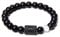 LODMLOER Zwillinge 12 Sternbild Sternzeichen Perlenarmband – Paar-Armband, Natürlicher Schwarzer Onyx-Stein, Elastisches Charm-Armband Für Damen Und Herren, Geburtstagsgeschenk, Zwillinge