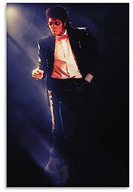 KHAMEO Michael Jackson Thriller Poster1 (12) Leinwand-Poster, dekoratives Gemälde, Leinwand-Wandposter und Kunstdruck, modernes Familienschlafzimmer-Dekor-Poster, 30 x 45 cm