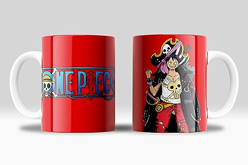 Tazza One Piece - Collezione tazza onepiece con i suoi protagonisti: Rufy, Nami, Roro, Usopp, Brook, Nico, Vivi Tazza Nami - Tazza Roro one Piece | Ceramica 355ml (One Piece Luffy)