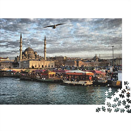 BARDYS Istanbul 1000 Teile Erwachsene Holzpuzzle Jigsaw Puzzle für die ganze Familie, 1000pcs (75x50cm)