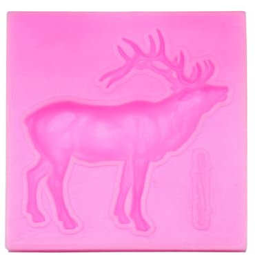 BESTonZON Deer Silikon Form, Hirsch Harz Tonformen Weihnachten Rentier Silikon Urlaubscasting Weihnachtsfondantformen Silikonform Gießformen Aus Harz Weihnachtskerze Sika Rotwild Weihnachtshirsch