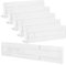Yafe 6 Pack Drawer Dividers, Adjustable Drawer Organiser Divider(11.3-20), 3.2 High Extendable Plastic Drawer Dividers for Kitchen Bedroom Office Desk Cosmetic Cutlery Organisers(white)