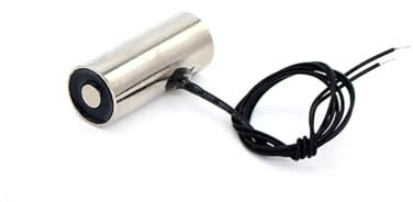 Solénoïde électrique en néodyme, 13/27 DC 6V 12V 24V, ventouse forte, levage d'aimant électrique en néodyme, cylindre 5N 0.5KG, petit électro-aimant rond(Color:24V)