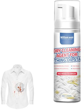 3 limpiadores en seco de ropa – 200 ml removedor de manchas en seco, kit de limpieza en seco | Herramientas de eliminación de manchas de ropa para el cuidado en seco, spray de agente de limpieza fácil