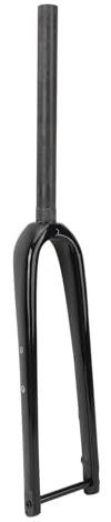 Forcella per Bici da Gravel, Migliora la Stabilità, Forcella in Fibra di Carbonio Rigida e Leggera Nera Opaca per Mountain Bike, Bici da Ciclocross