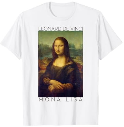 Mona Lisa Oeuvre d'Art La Joconde de Léonard de Vinci T-Shirt