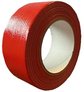 Generisch Klebeband Rot Wasserdicht Gewebeklebeband Panzertape Duct Tape Polyethylen (PE) 48 mm x 50 mm Strapazierfähiges | Verstärken | Abdichten