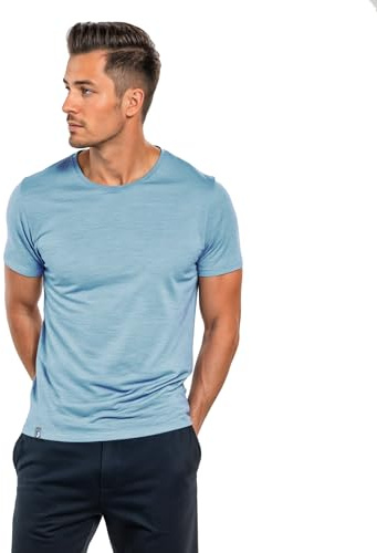 ALPIN LOACKER Merino Shirt Herren Kurzarm I Antischweißshirt I Merinowolle Tshirt I Thermooberteil atmungsaktiv
