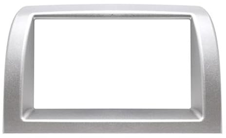 MASCHERINA MONTAGGIO AUTORADIO 2DIN COMPATIBILE LANCIA YPSILON 2003-2011 GRIGIO CHIARO