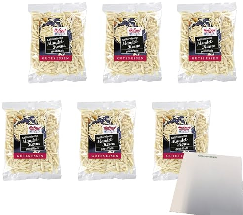 usy Bundle für Hofgut Kalifornische Mandeln gestiftelt VPE (6x100g Beutel) + usy Block
