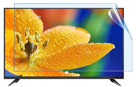 55-Zoll TV-Displayschutz – Extrem Stoßfest Transparent Und Entspiegelt – Matte Anti-Reflex-Folie – Geeignet zur Filterung Von Blaulicht,55” 1211 * 682mm