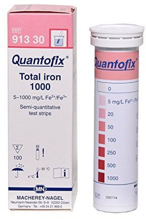 Quantofix 1138892 Total Iron 1000 Test Stick 6mm x 95mm Pack of 100