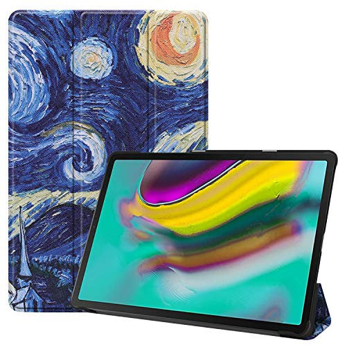 FanTing Samsung Galaxy Tab S5e Cover, Ultrasottile Custodia in Pelle PU, con Stand per Samsung Galaxy Tab S5e -Cielo Stellato
