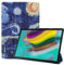 FanTing Samsung Galaxy Tab S5e Cover, Ultrasottile Custodia in Pelle PU, con Stand per Samsung Galaxy Tab S5e -Cielo Stellato