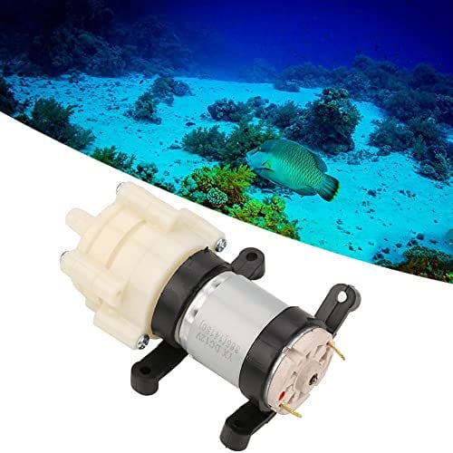 Membran Wasserpumpe 12V, Mini Elektrische Wasserpumpe, Wasserdruck Membranpumpe, 1,5-2L / min, 2m Maximale Saugreichweite, für Teekocher, Wasserkühlung, Aquarium
