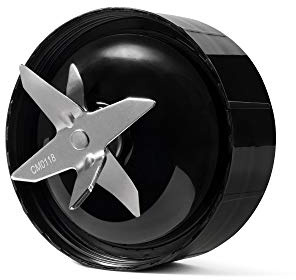 NutriBullet NBM-BA041 - Cuchilla para balanza, acero inoxidable plástico silicona, negro, 1 Pound