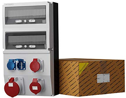 Doktorvolt Stromverteiler Baustromverteiler Wandverteiler Steckdosenverteiler eXT 63A 32A 16A 2x230V 2360