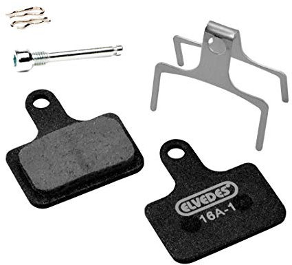 ELVEDES Campagnolo Bremsbeläge Cycle/MTB/E-Bike/Mountainbike/Straße, Erwachsene, Unisex, Schwarz, Standard