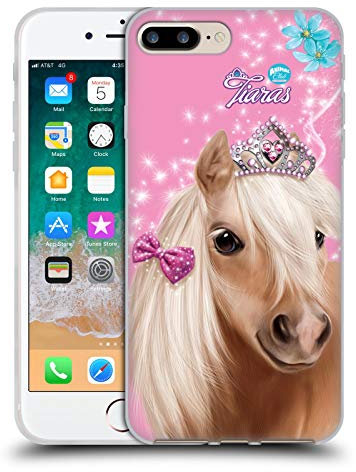 Head Case Designs Offizielle Animal Club International Pferd Königliche Gesichter Gel Handyhülle Hülle [Militärischer Schutzgrad] Kompatibel mit Apple iPhone 7 Plus/iPhone 8 Plus