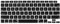 Willhom Tastatur-Tastenkappen, Keycap vollständiges Set von US Ersatz für MacBook Air 13 Zoll Retina Anfang 2020 A2179
