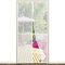 Moustiquaire Porte Fenetre Magnétique, EGNBU 110X220 CM Rideau Moustiquaire Aimantée Fermeture Automatique Maille Ultra Fine Adhésive Installation Sans Perçage Garde l'Air Frais à l’Intérieur, Blanc