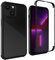 MyGadget 360 Grad Hülle für iPhone 13 - Rundumschutz Vorne & Hinten - Full Cover mit eingebautem Displayschutz - Vollschutz in Schwarz