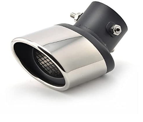 pclele Auspuffrohr Auto Auspuff Endstück Kehle Für Benz A180 A200 A260 W203 W210 W211 Für AMG W204 C E S CLS CLK CLA Auspuffblenden (Color : Bending)